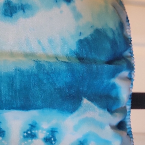 INC International Concepts blue and white size medium top - Picture 10 of 12